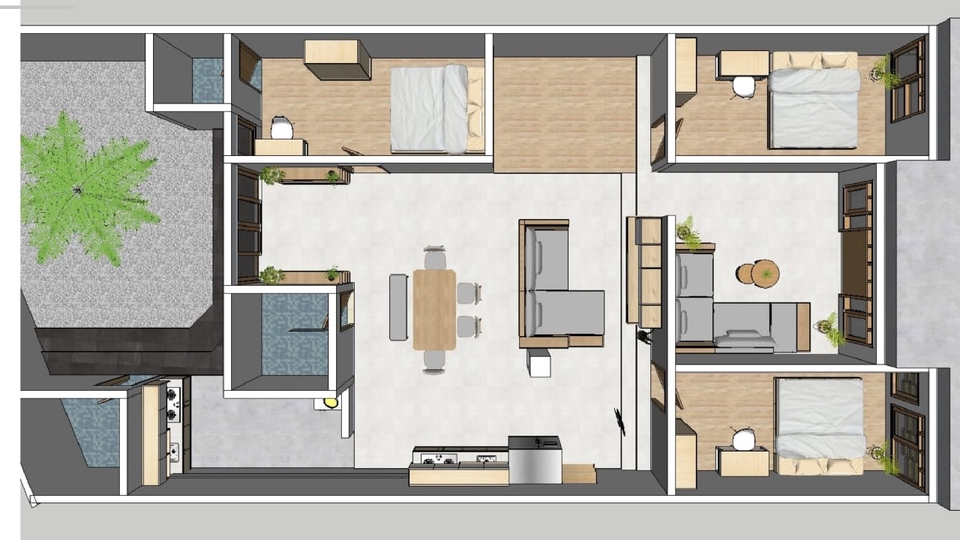 CAD Drawing - DESAIN 2D & DRAFTER: RUMAH, KOS, CAFE, TOKO, GUDANG, PABRIK - 1