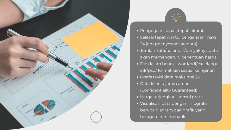 Entri Data - Data Entry / Input Data, Analisis Data & Visualisasi Data (Grafik, Chart, Diagram), Infografis, dll - 2