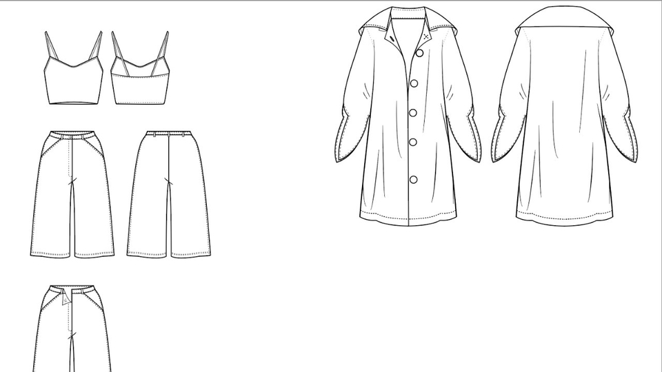 Desain Kaos & Motif - Technical drawing sesuai kebutuan  - 3