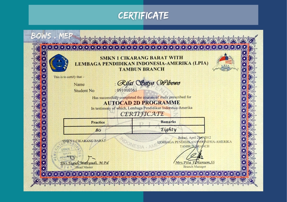 CAD Drawing - Desain Gambar 2D MEP M.E Mechanical & Electrical - 2