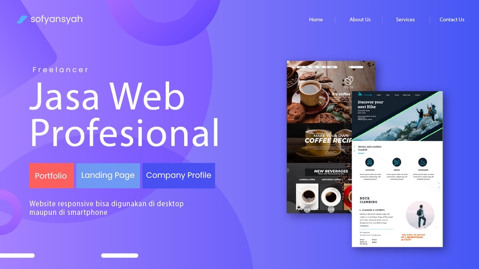 Web Development - Website Company Profile, Portfolio dan Landing Page - 1