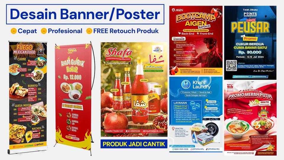 null - Desain Banner/Poster Produk (Bantu Produkmu TAMPIL CANTIK!)
