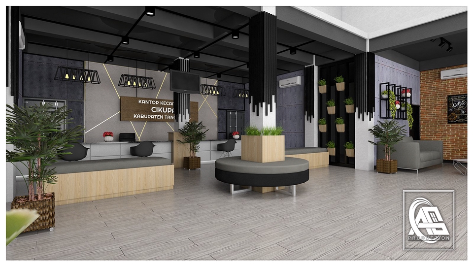 3D & Perspektif - Spesialis Desain 3D Modeling Rendering Interior Eksterior Perumahan Cafe Dll - 13