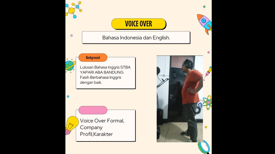 Sulih suara (dubbing, looping) - Voice Over Bahasa Indonesia dan English - 1