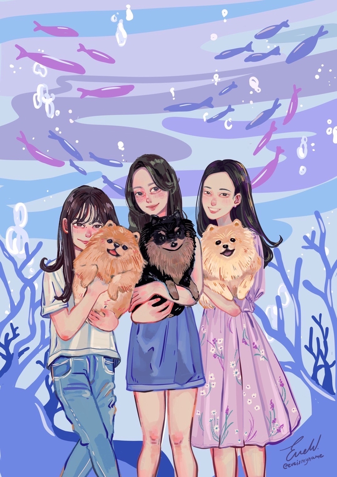 วาดภาพการ์ตูน - รับวาดรูปดิจิตอล Digital Art Portrait - 8