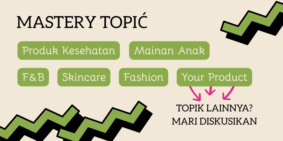 Jasa penulisan artikel dan copywriting Indonesia: topik kesehatan, anak, F&B, skincare, fashion. Butuh jasa penulis konten? Kontak kami!
