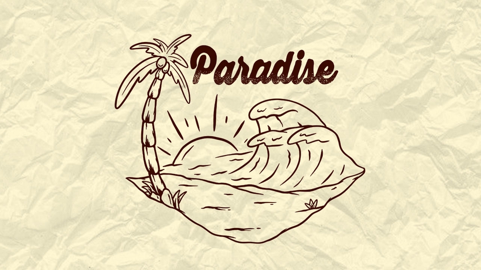 Desain Kaos & Motif - DESAIN ILUSTRASI LINE ART VINTAGE KAOS LOGO STIKER BRAND CLOTHING - 4