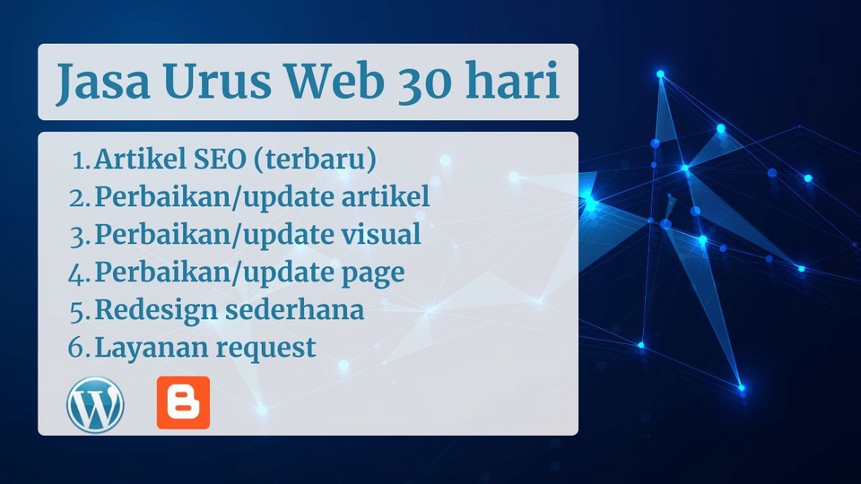 Jasa Pembuatan Website Desa Terpercaya - Jasa Urus Web Periodik 1 Bulan (30 Hari)