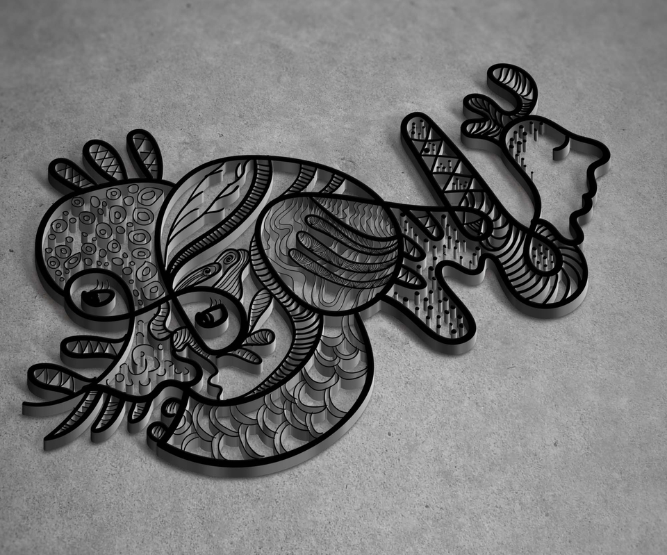 Gambar dan Ilustrasi - Design gambar mural - 3