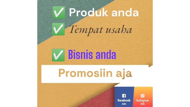 Jasa Digital Marketing / Pemasaran Online Terbaik - JASA PROMOSI USAHA/BISNIS ANDA VIA IKLAN FB/IG ADS