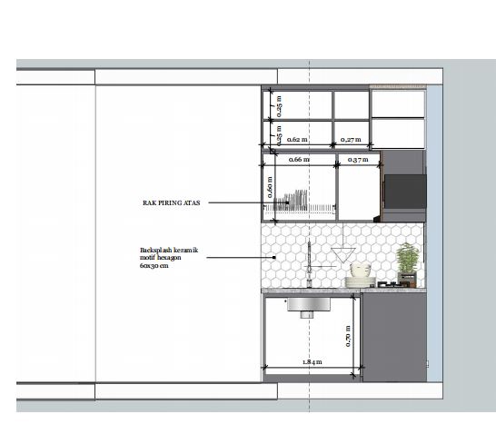 Desain Furniture - Desain costum kitchen set estetik - 7