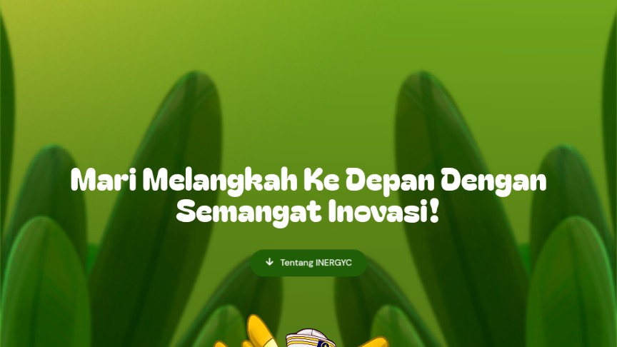 Jasa Web Design / Desain Website Profesional - Web untuk lomba dan event energi dangan gaya modern dan minimalis 