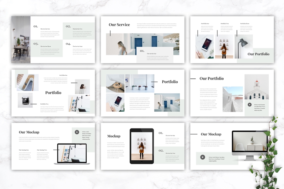 Presentasi - DESAIN PRESENTASI POWERPOINT MINIMALIS MODERN - 3