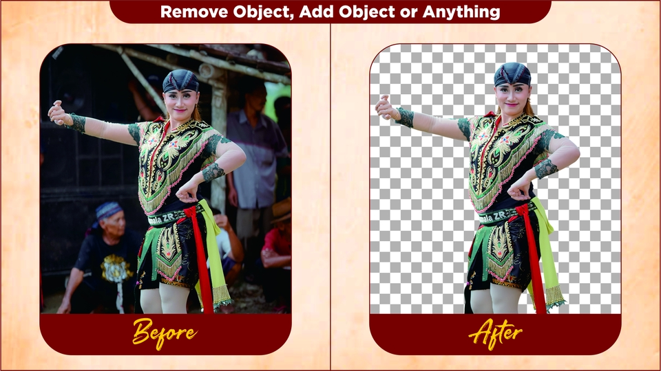 Jasa edit foto online, hapus background foto, ganti background foto, edit foto pengantin, sebelum dan sesudah photoshop.