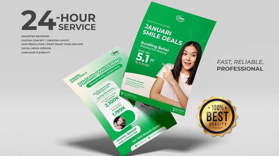 Digital Printing - Desain Brosur & Flyer Profesional untuk Promosi Bisnis - 2