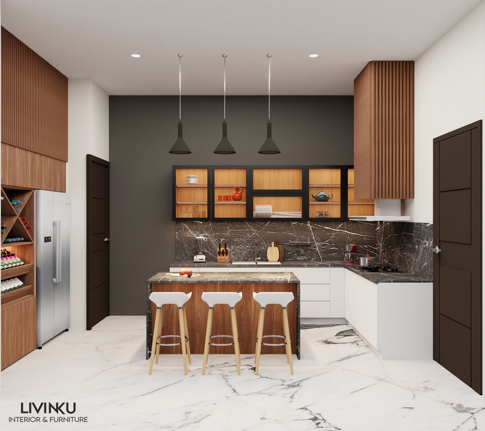 3D & Perspektif - Desain 3D Rendering Interior & Kitchen, Kamar Tidur, Kamar Mandi, Ruang tamu - 2 hari selesai - 12