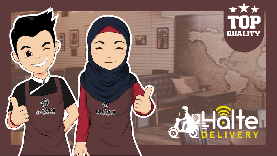 Logo - Desain Logo, Maskot/Karakter Kartun 1 Hari Jadi - 15