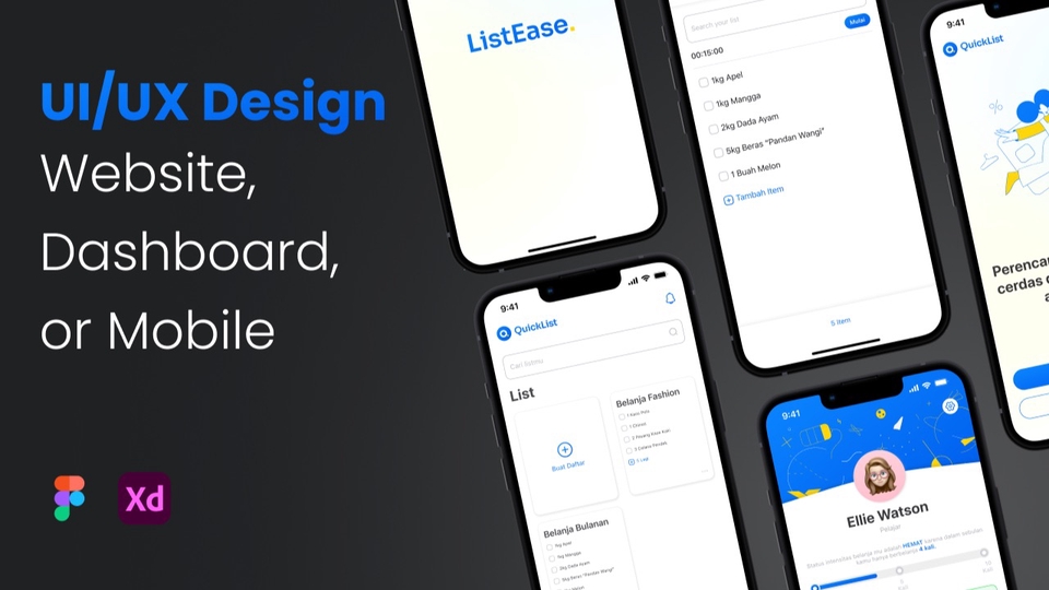 Jasa Desain UI/UX untuk Mobile dan Dekstop | Modern, Clean, dan ...