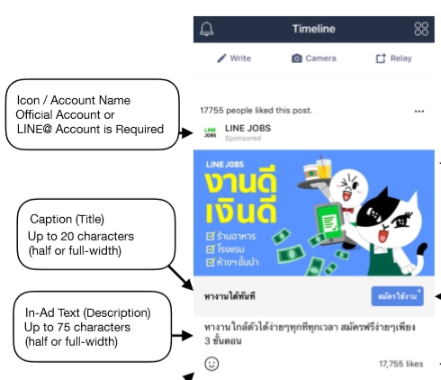 Google & Facebook ADS - ลงโฆษณา LINE@ Timeline เพิ่มยอดขาย ยอดฟอลโล่ - 2