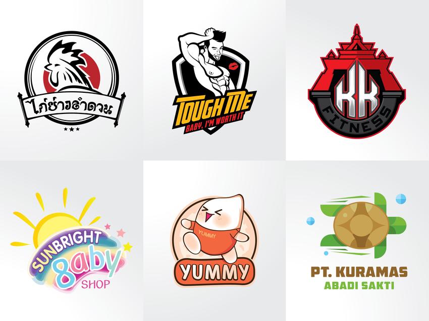 Logo - ออกแบบ LOGO  ให้โลโก้ของคุณ โดดเด่น และมีเอกลักษณ์ - 7