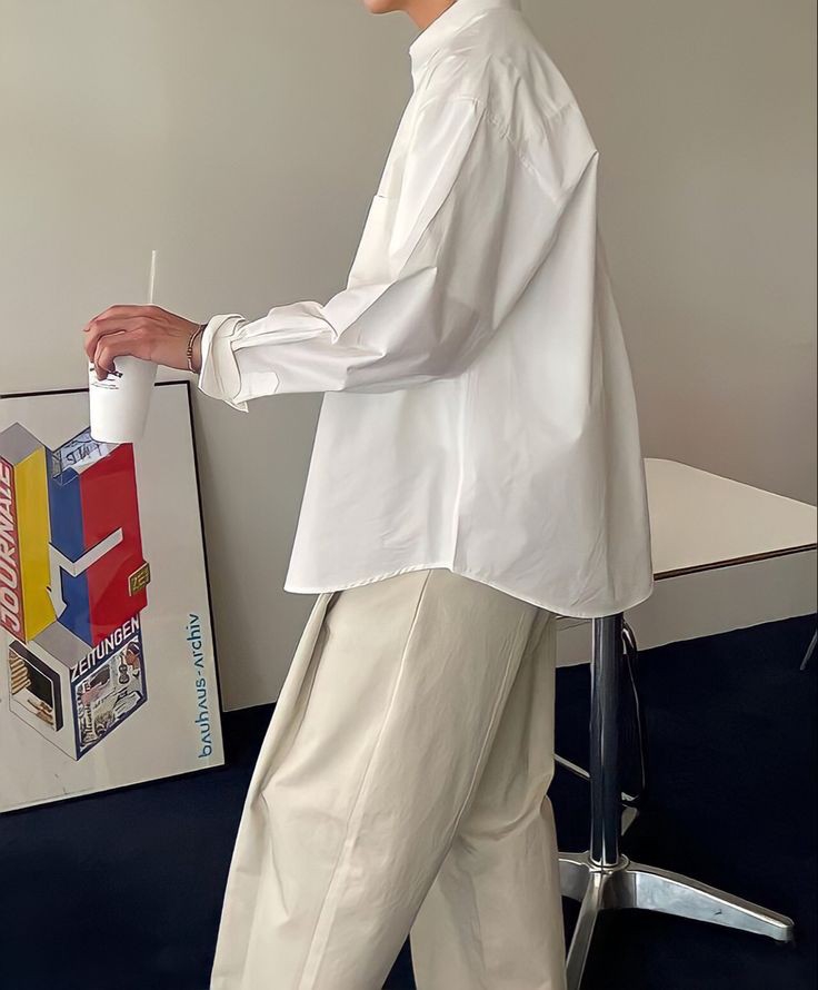 Desain Kaos & Motif - Korean oversized shirt - 3