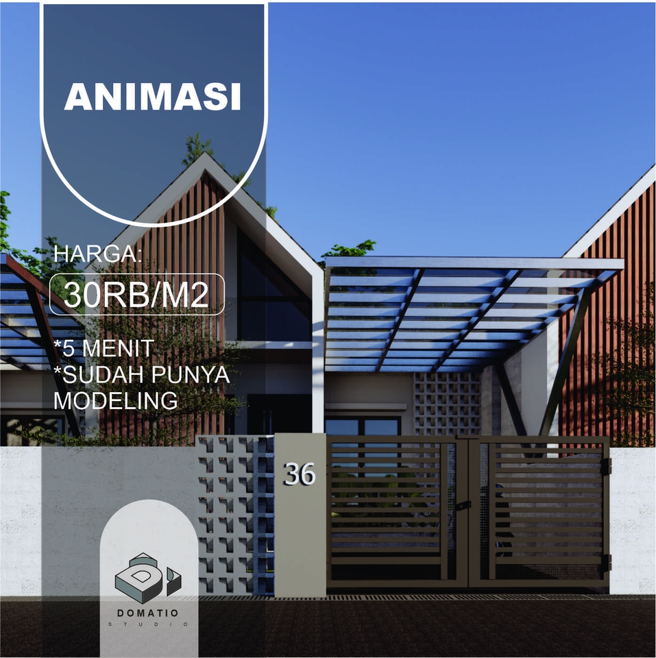 CAD Drawing - Jasa Desain Rumah Tinggal 2D/3D dan Detail Engineering Design (DED/Gambar Kerja) - 9