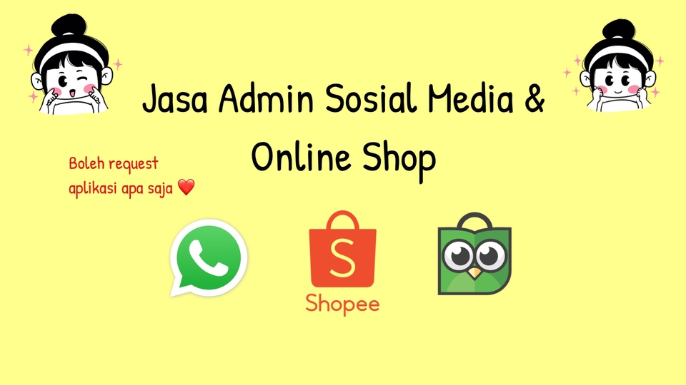 Jasa Admin Online Shop Shopee, Tokopedia, Lazada dan Lainnya - Admin Online Shop (Olshop) & Marketplace