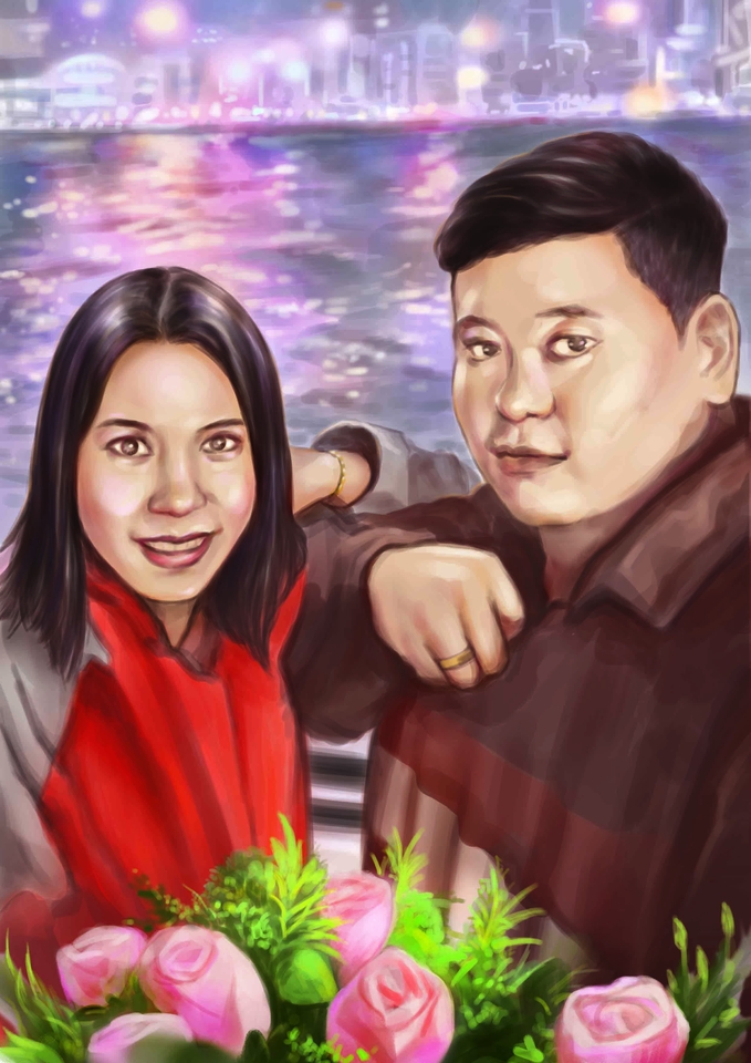 วาดภาพเหมือน Portrait - รับวาดภาพเหมือน ทุกแบบทุกสไตล์ - 2