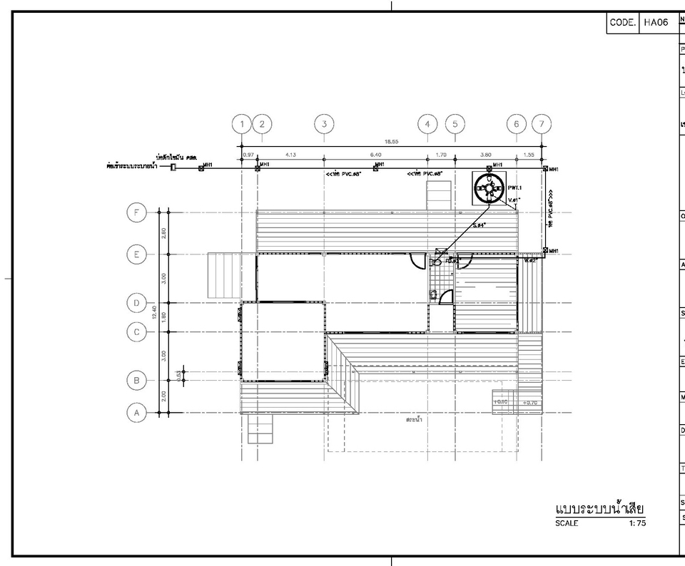 เขียนแบบวิศวกรรมและออกแบบโครงสร้าง - เขียนแบบบ้านพักอาศัย อาคารพาณิชย์ 2D & 3D - 15