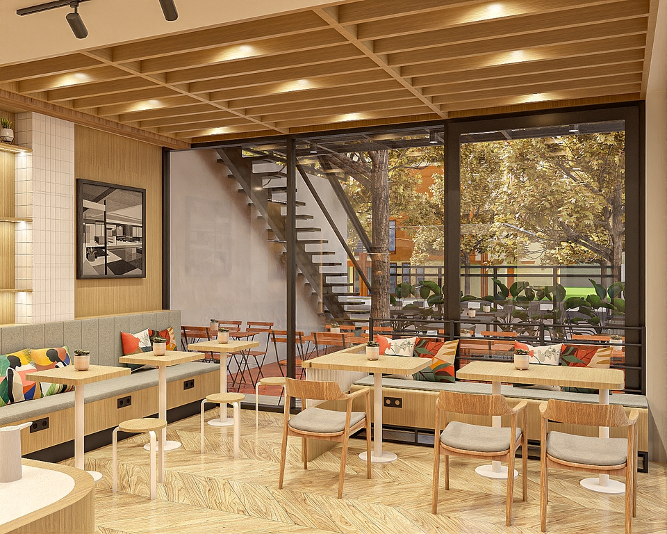 Jasa Desain Interior Cafe Minimalis Modern dengan Konsep Unik dan Elegan - Layanan Freelance Desain Interior