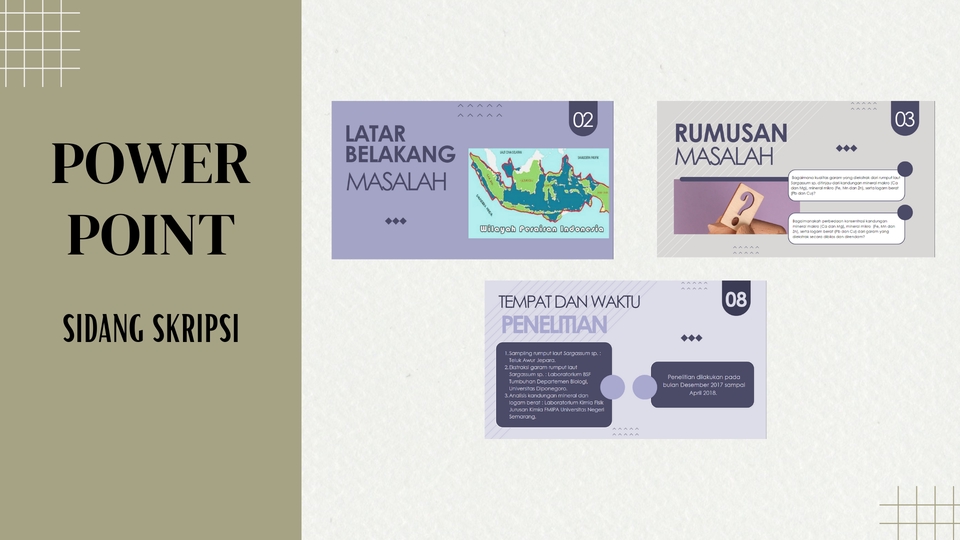 Presentasi - DESAIN PPT TUGAS SEKOLAH, KULIAH, SIDANG SKRIPSI - 3