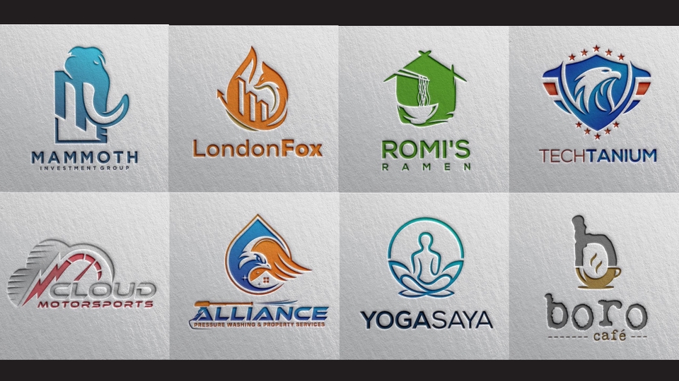 Jasa desain logo online untuk perusahaan, organisasi, restoran, cafe, olshop, klub olahraga, website dan lain-lain.