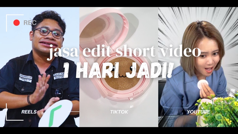 Jasa Editing Video Online Berkualitas & Profesional - BASIC VIDEO EDITING | Edit SHORT Video PENDEK