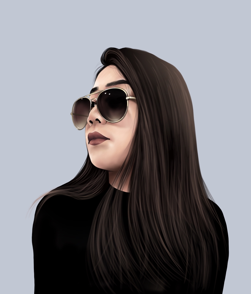 วาดภาพเหมือน Portrait - วาดภาพ Portrait digital paint - 4