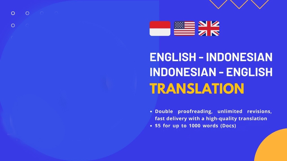 Penerjemahan - Jual Jasa menerjemahkan bahasa Inggris ke bahasa Indonesia atau bahasa Indonesia ke bahasa Inggris. - 1
