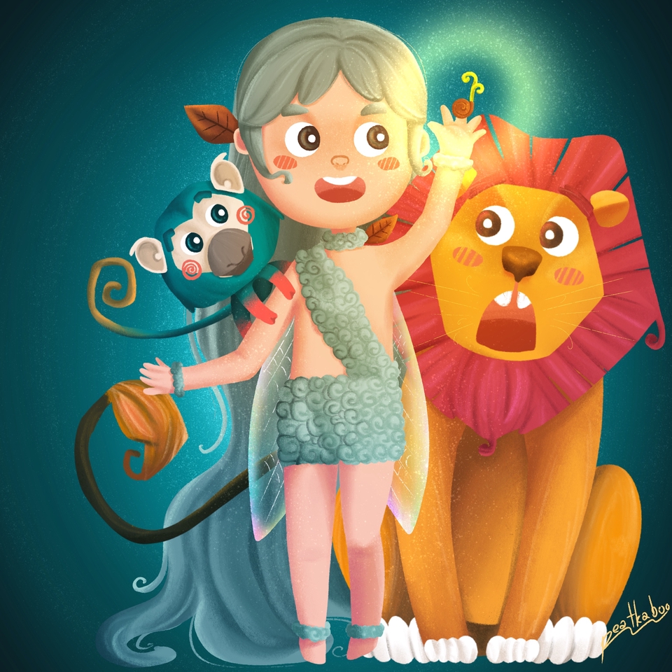 วาดภาพประกอบ - วาดภาพประกอบการ์ตูนเด็ก children book illustration  - 8