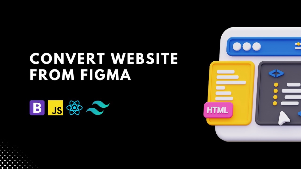 Web Development - Jasa Convert Desain Figma Menjadi Website | HTML, CSS, Javascript, Bootstrap, Tailwind, React JS - 1