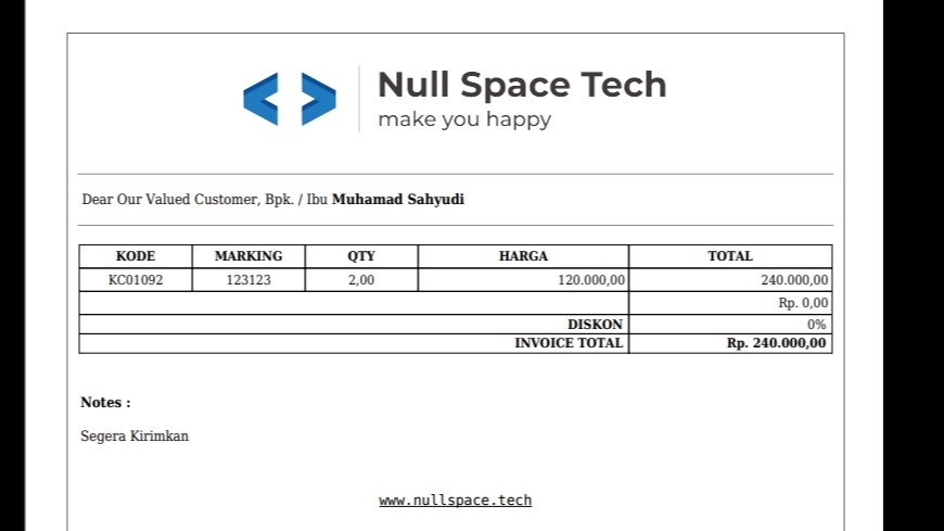 Web Development - Aplikasi Invoice Web & Report Excel Codeigniter - 3