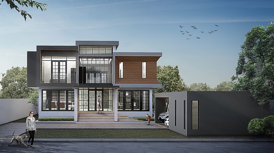 3D Perspective - รับทำ 3D PRESENTATION สำหรับงานสถาปัตยกรรมและงานตกแต่งภายใน - 1