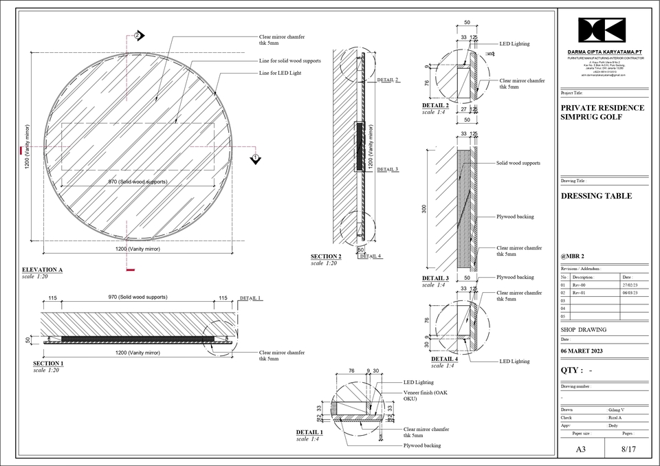 CAD Drawing - SHOP DRAWING INTERIOR Profesional & Hasil Cepat - 16