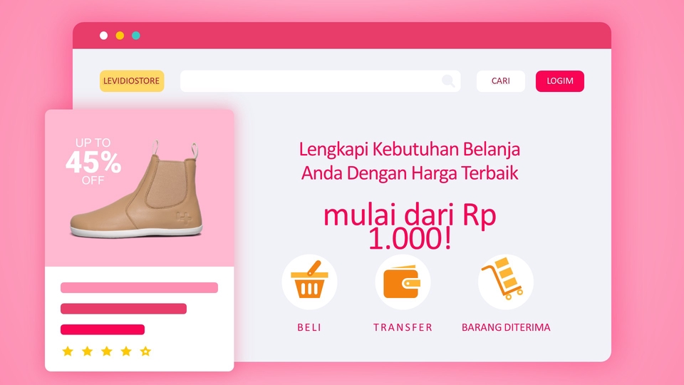 Jasa pembuatan motion graphic untuk iklan produk dengan harga mulai Rp 1.000.