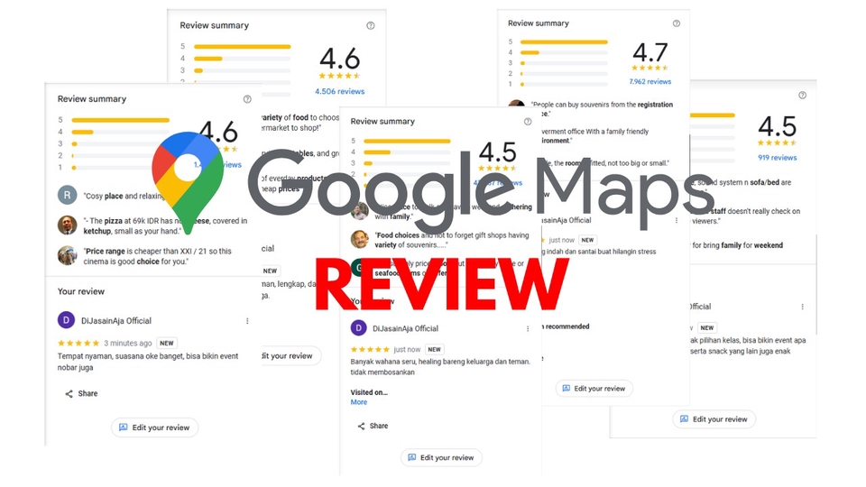 JASA REVIEW GOOGLE MAPS