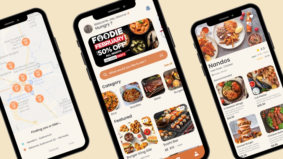 รับออกแบบเว็บไซต์ แอพพลิเคชั่น และ UI/UX ออกแบบหน้าเว็บไซต์ สวยทันสมัย