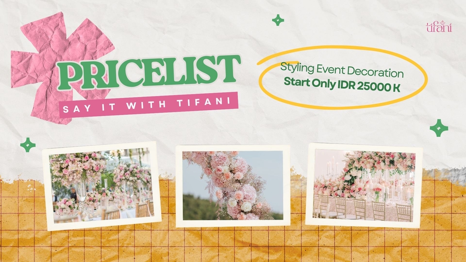 Jasa Lainnya di Gaya Hidup - Styling Event Decoration