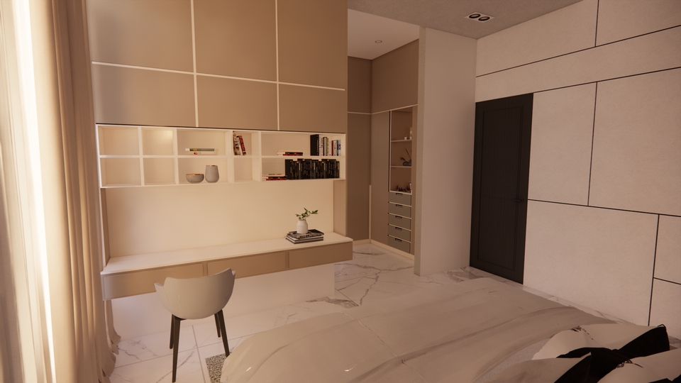 3D & Perspektif - Desain Interior 3D Visualisasi dan Rendering - 19