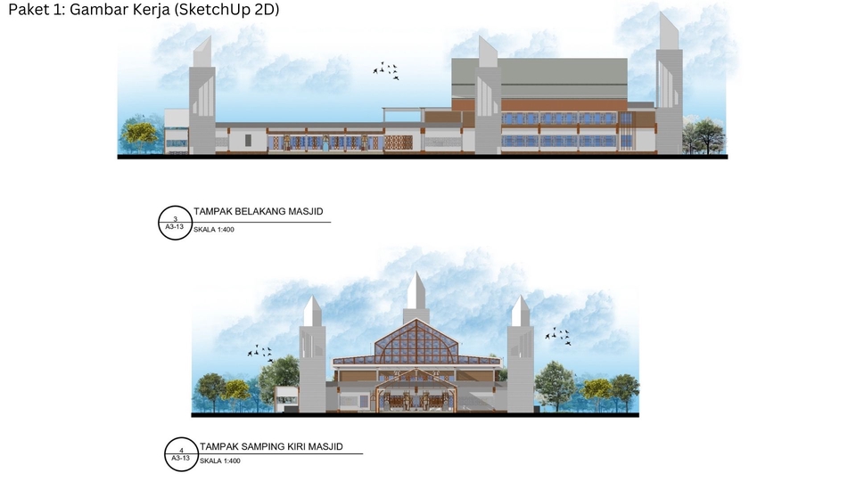 CAD Drawing - Gambar Kerja 2D AutoCad (As Built Drawing) dan Detail Arsitektural - 5