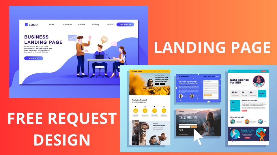 Jasa pembuatan website landing page profesional dan menarik untuk meningkatkan konversi.