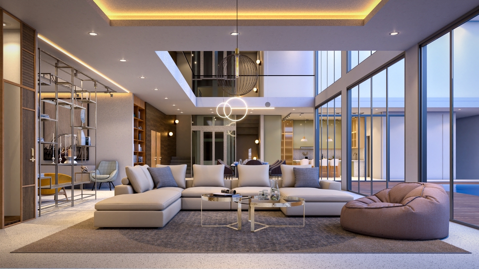 3D & Perspektif - Render realistis interior rumah, apartment dan kantor anda - 14