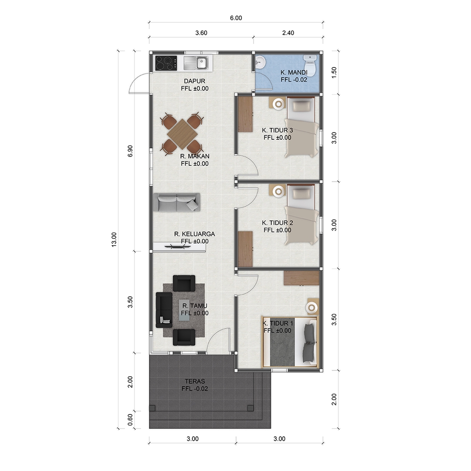 CAD Drawing - DESAIN RUMAH & GAMBAR KERJA - CEPAT DAN TERJANGKAU - 7