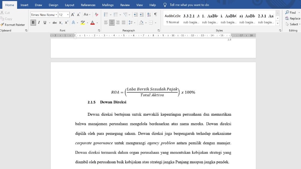 Pengetikan Umum - Jasa Ketik dan pembuatan pada Ms.Word - 2